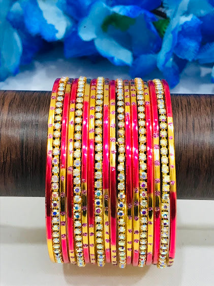 White Stone Metal Bangle In Phoenix