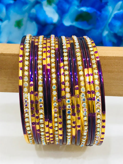 Metal Bangles With Stone Work For Women In Mesa