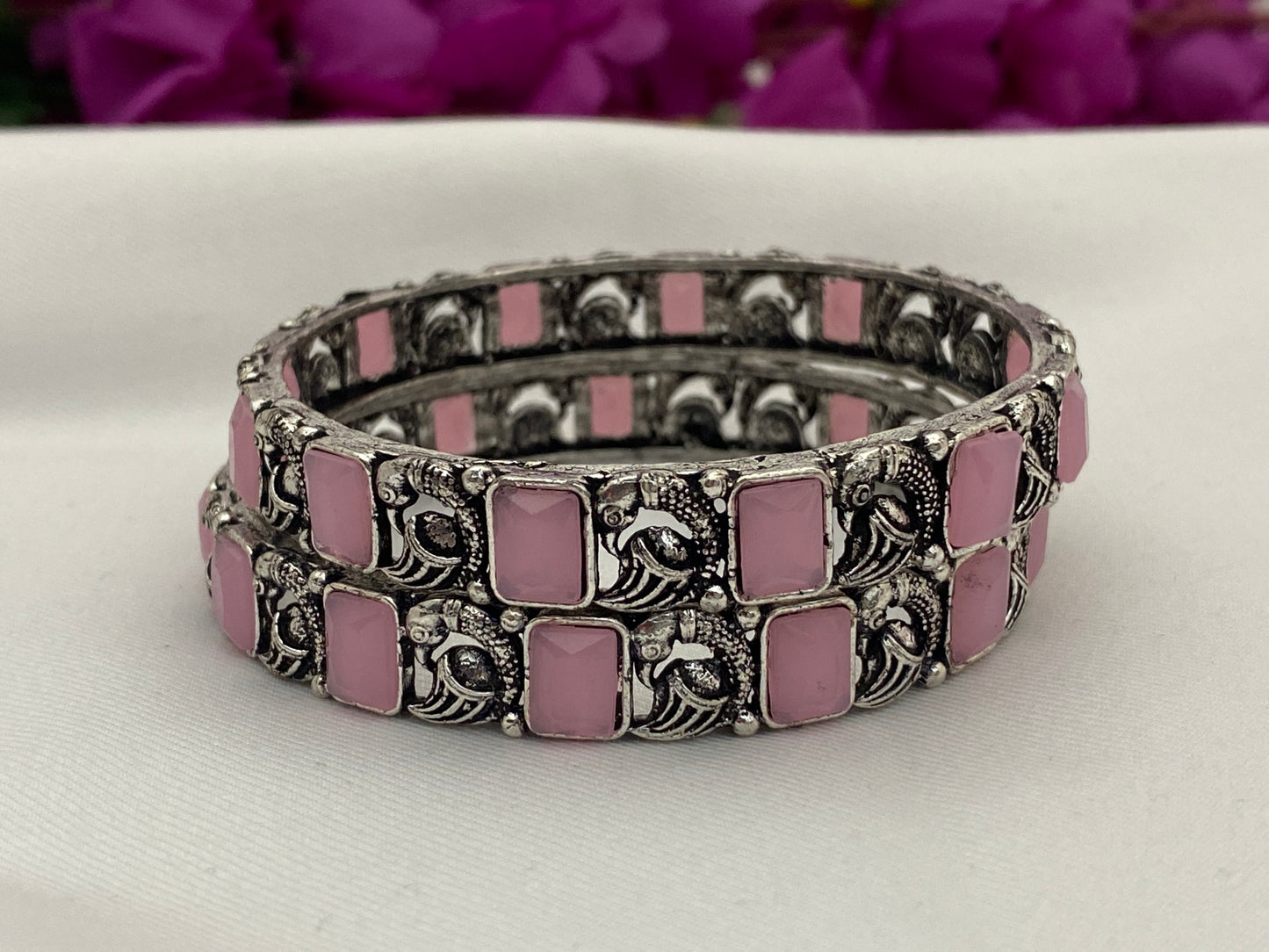 Trendy Oxidized Bangles In Scottsdale