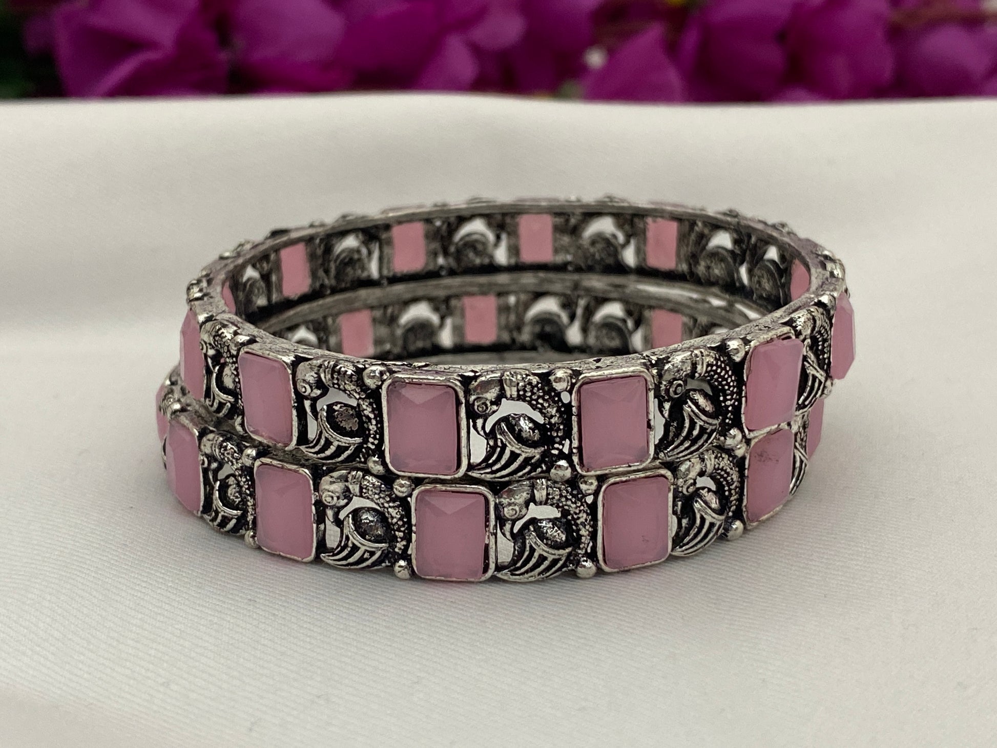 Trendy Oxidized Bangles In Scottsdale