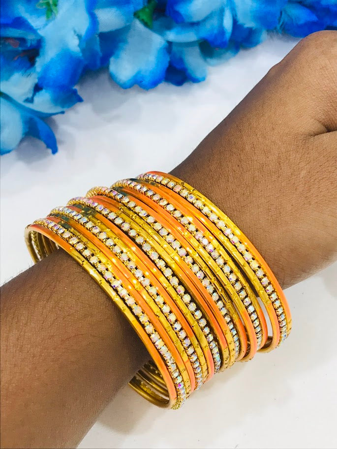 Stone Designed  Metal Bangles In Phoenix