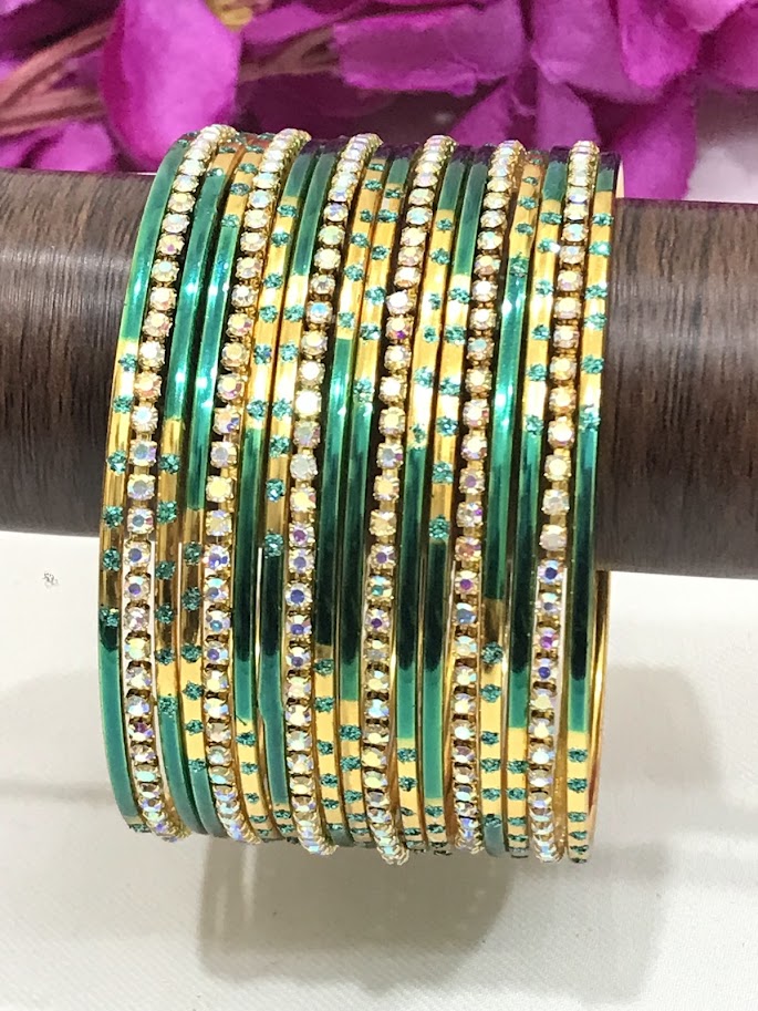 Party Wear Smooth Finishes Metal Bangles In USA