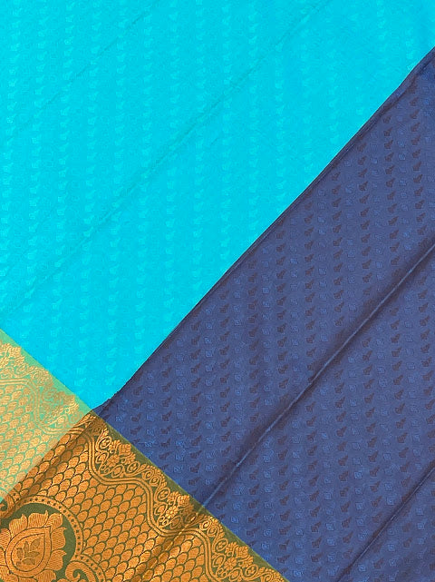 Attractive Blue Color Art Silk Saree With Designer Zari In Tempe