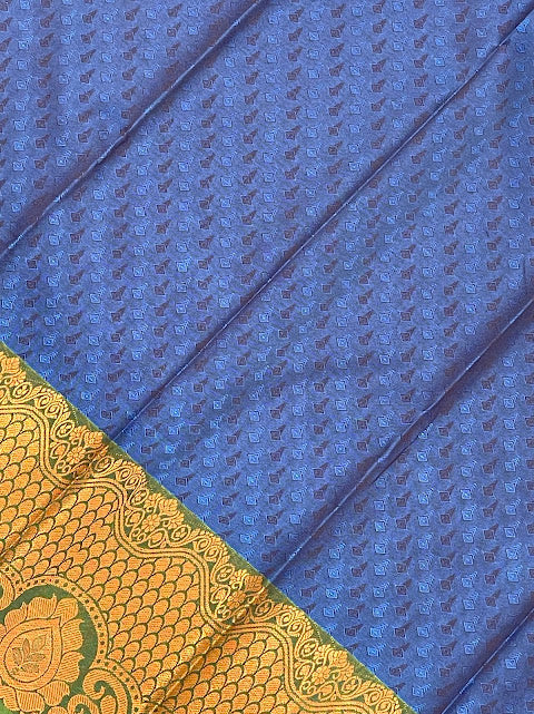 Blue Color Art Silk Saree With Designer Zari Work In Mesa