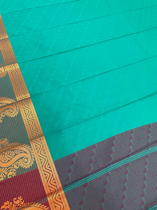 Green Color Art Silk With Zari Work Saree In Tucson