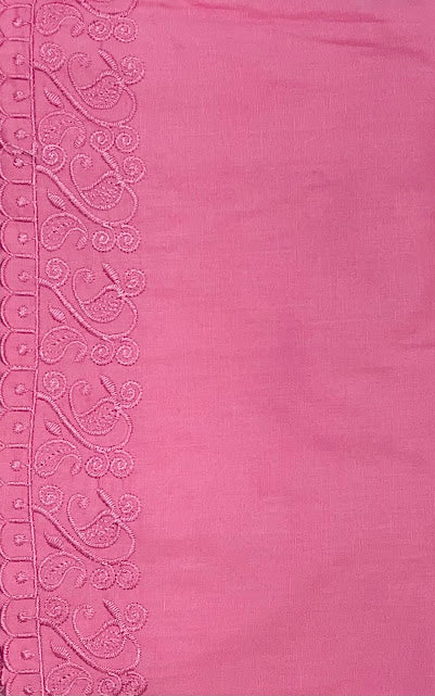 Pink Color Women's Pure Cotton Embroidery Petticoat Near Me