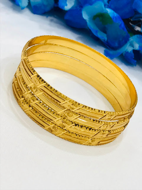 Gold Color Designer Bangles With Gold Plated In Chandler