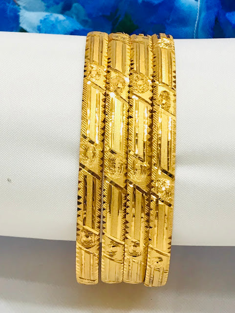 Nice Looking Gold Color Designer Bangles With Gold Plated Near Me