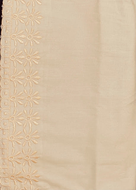 Sandal Color Women's Pure Cotton Embroidery Petticoat Near Me