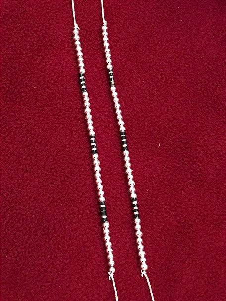 Silver Color Anklets Black Color Design In Kingsman