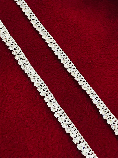 Exquisite Silver Color Anklets With Stone Work In Peoria