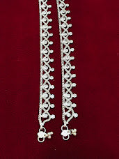 Alluring Silver Color Anklets With Stone Work In Gila Bend