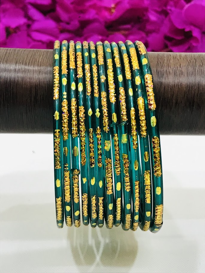 Alluring Teal Green Color Bangles In Mesa