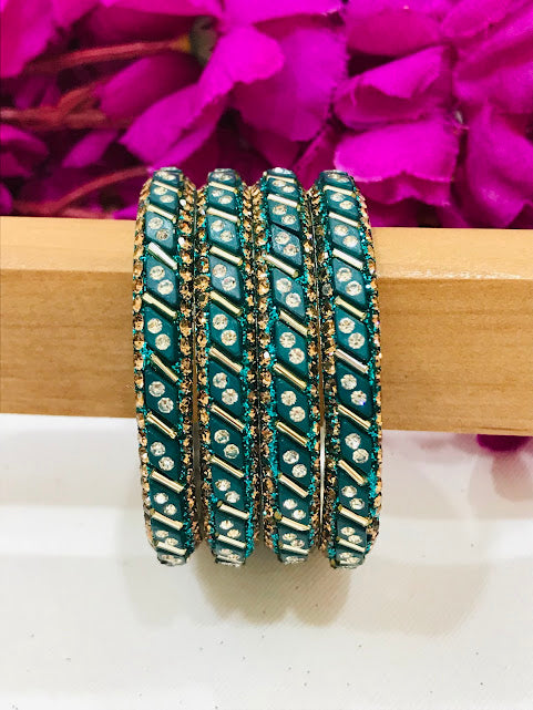 Stone Work Bangles In USA