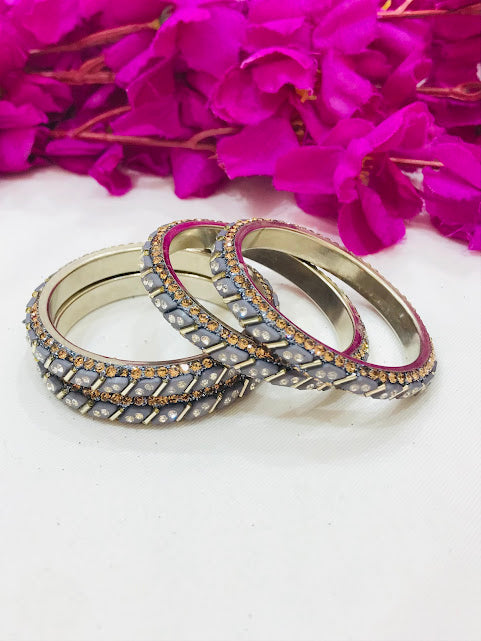 Charming Gray Colored Bangles Near Me