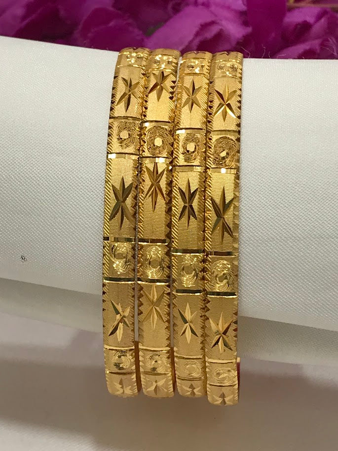 Designer Work Gold Plated Bangles Near Me