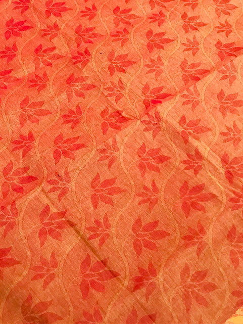 Red Color Raw Silk Saree In Chandler