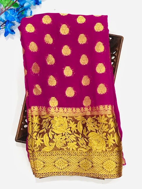 Appealing Pink Color Sarees Near Me