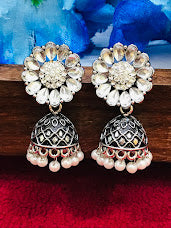 Jhumka With Beads Earrings In Tempe