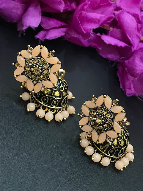 Beads Earrings In Giblets