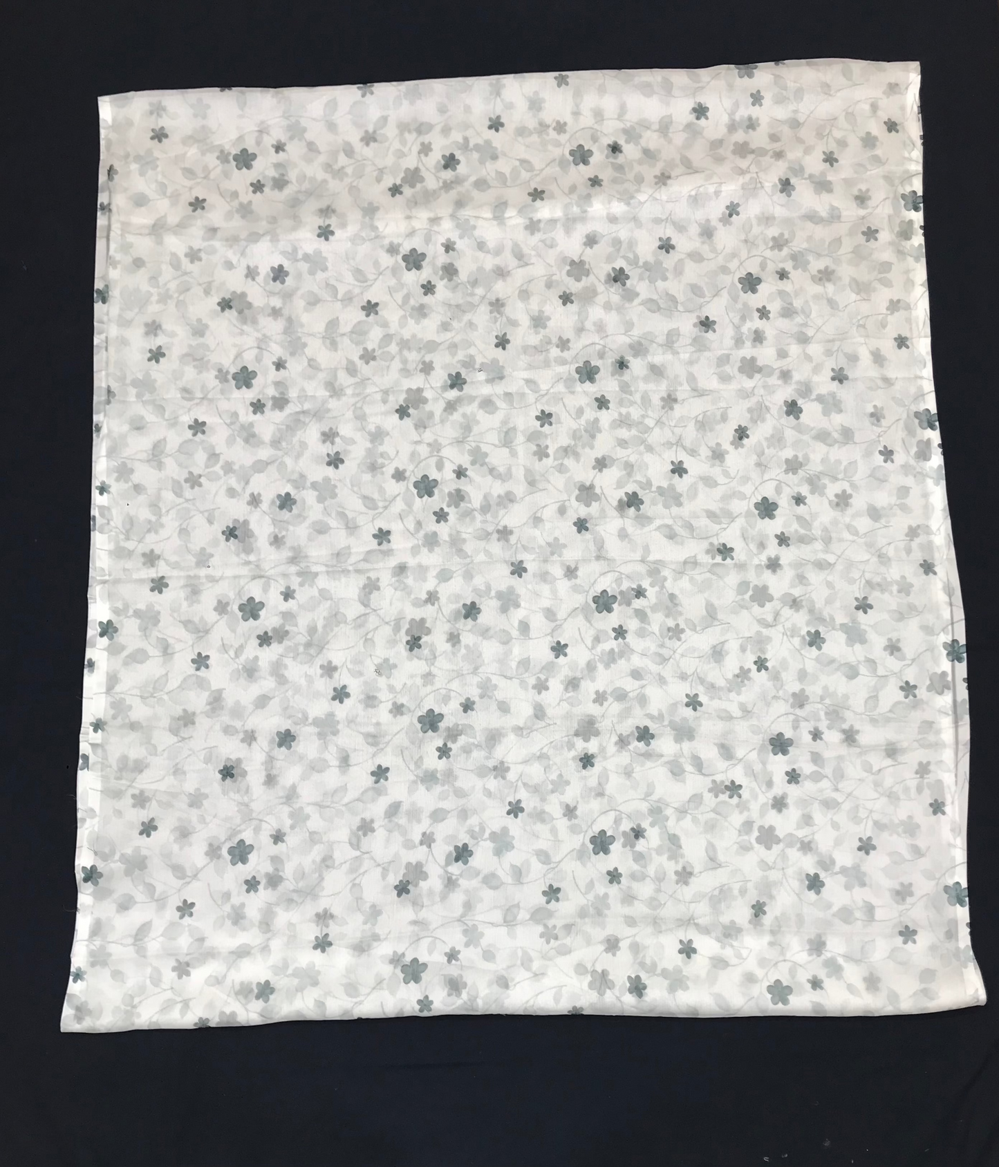 White Color Floral Designed Chiffon Saree In Chandler