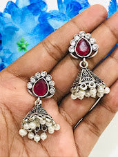 Jhumka Earrings With Drops In USA