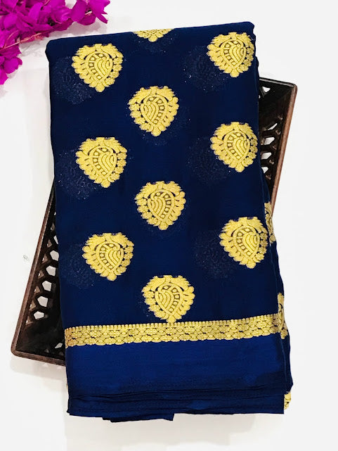 Designer Georgette Saree In Yuma