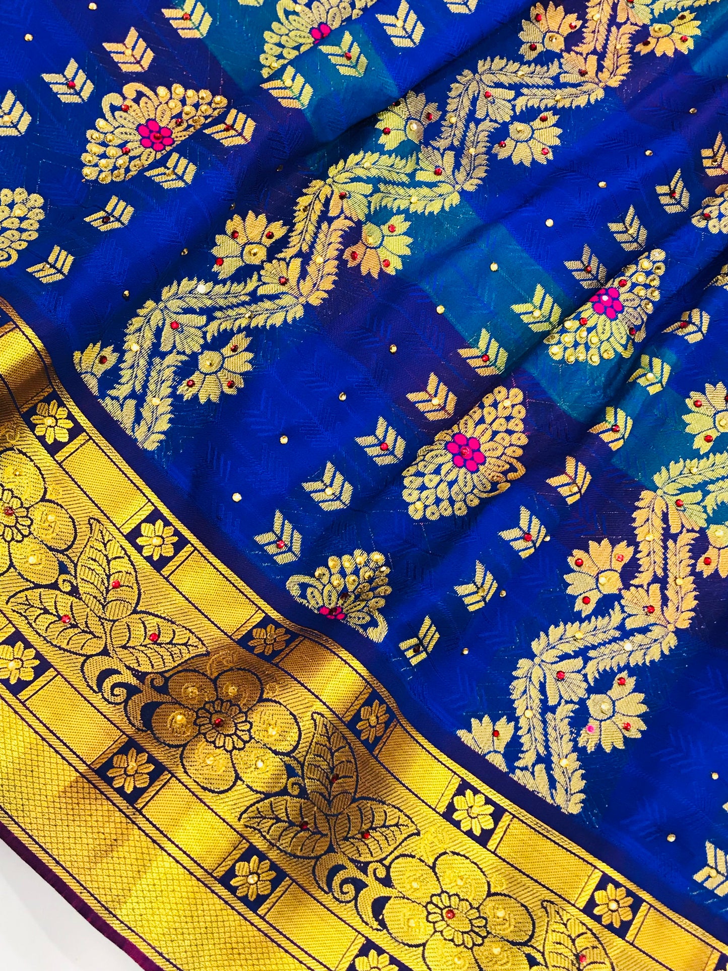 Girls Silk Langa Set In USA