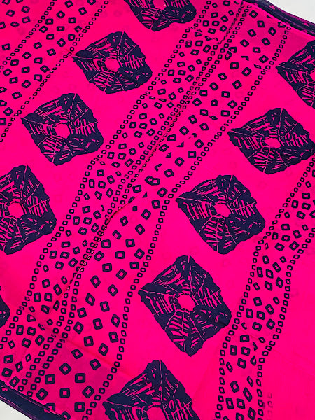 Pink Color Pure Cotton Saree With Contrast Blue Border In Scottsdale