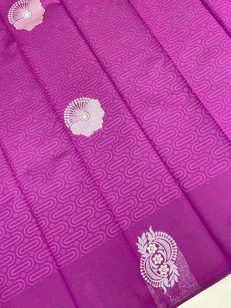 Purple Color Art Silk Saree In Tempe