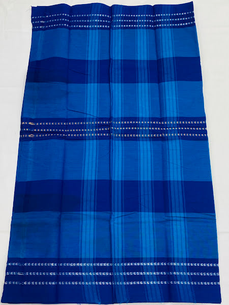 Blue Color Pure Cotton Saree In Gilbert
