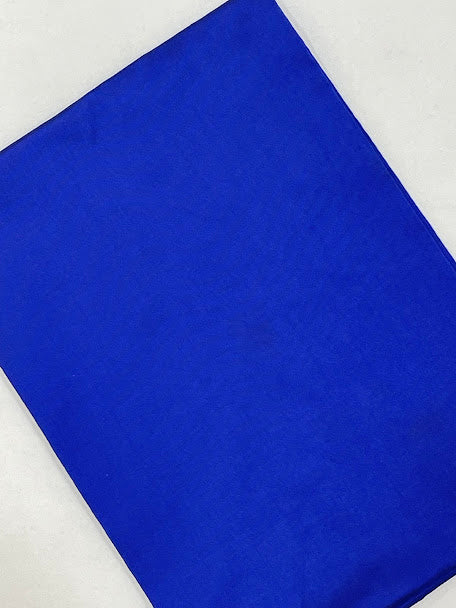 Fabulous Royal Blue Color Blouse Piece Near Me