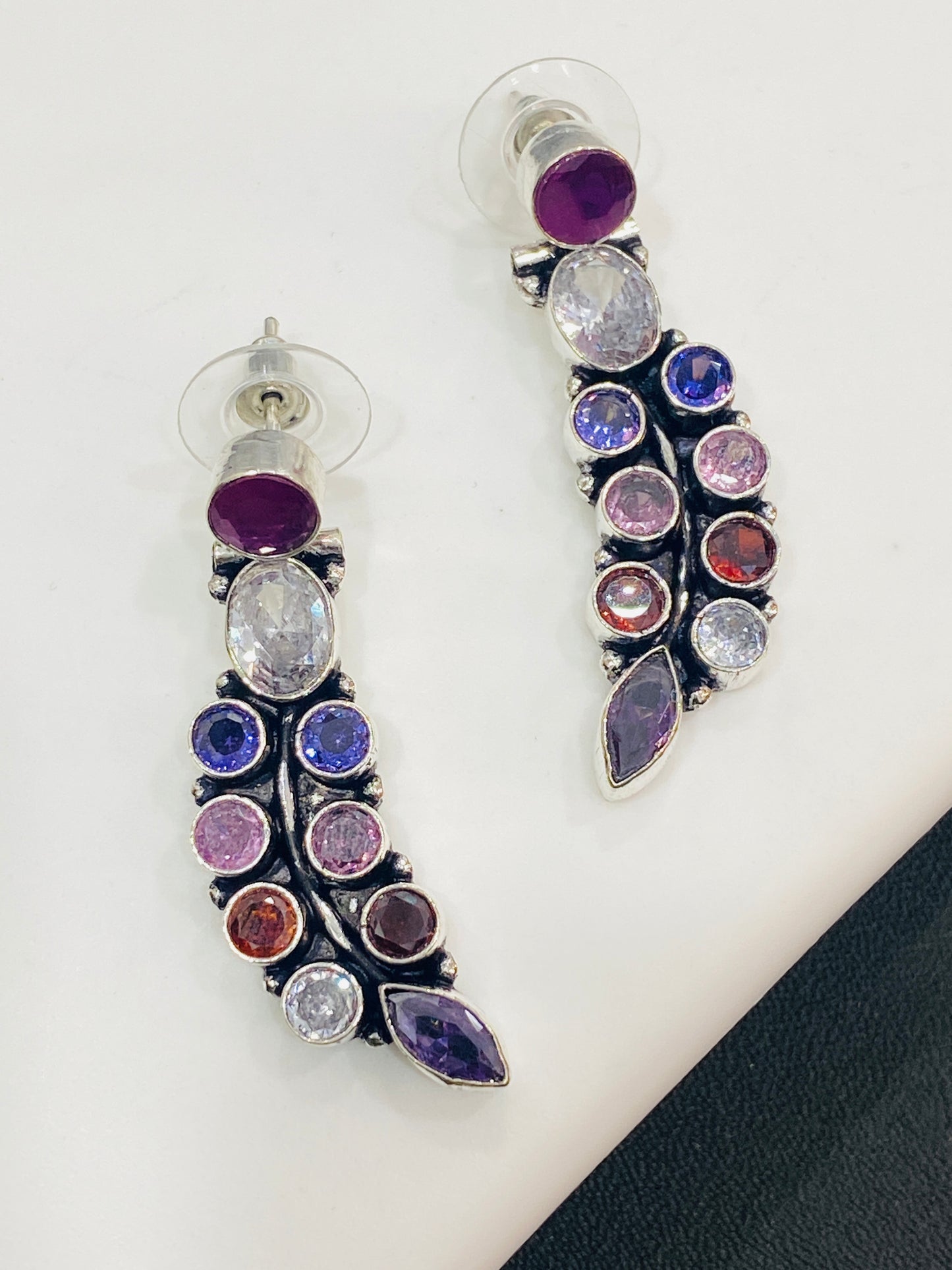 Plated Oxidized Designer Stud Earrings Near Me