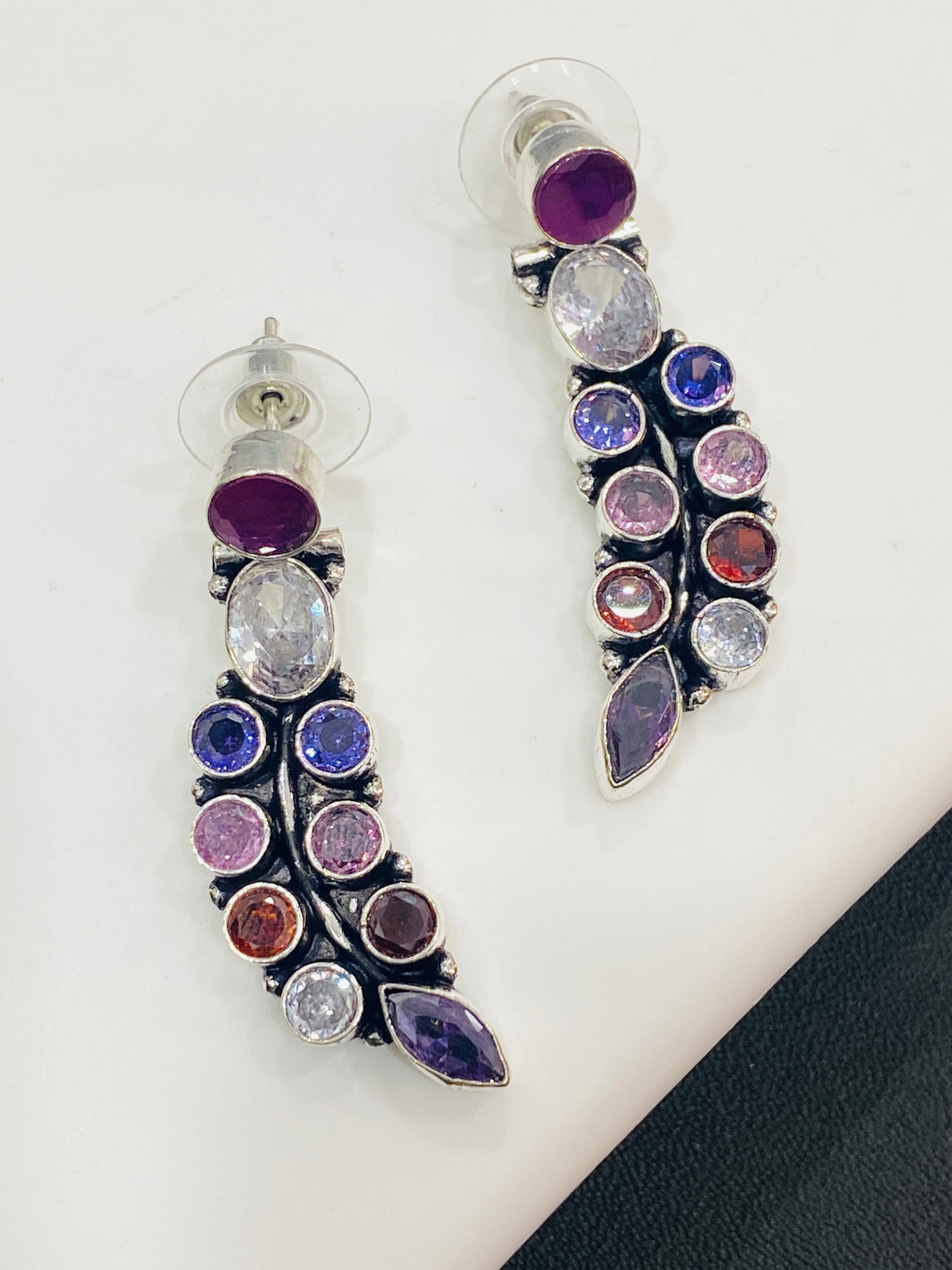 Plated Oxidized Designer Stud Earrings Near Me