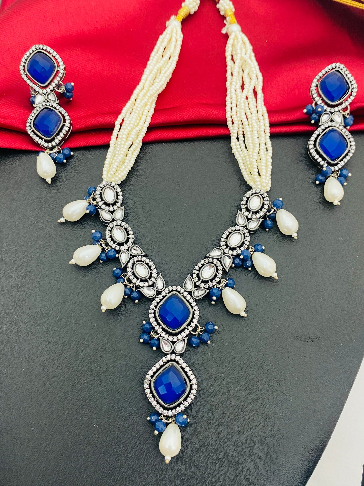 Designer Oxidized Necklace Sets in Paradise Valley