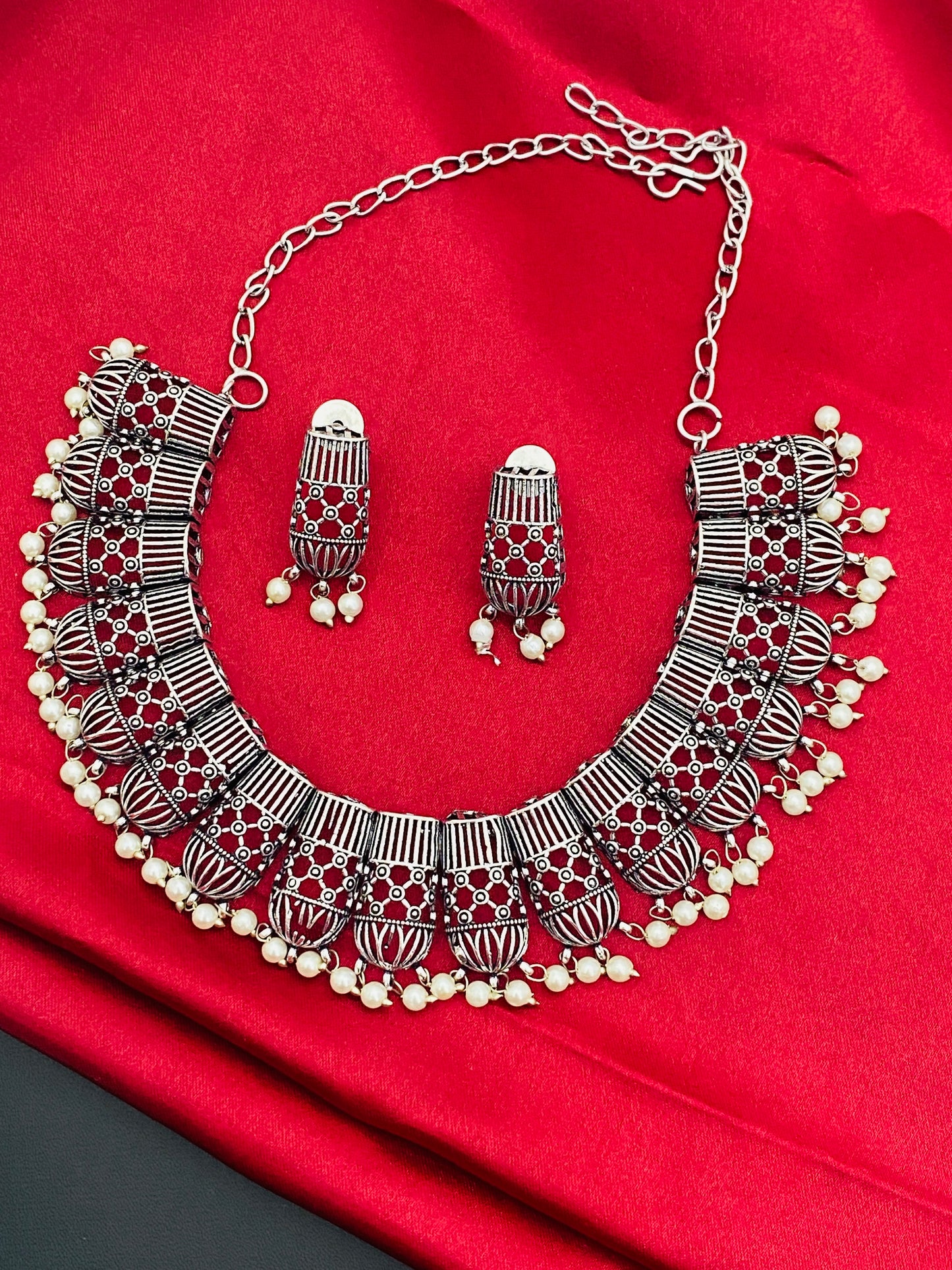 Designer Oxidized Necklace In USA