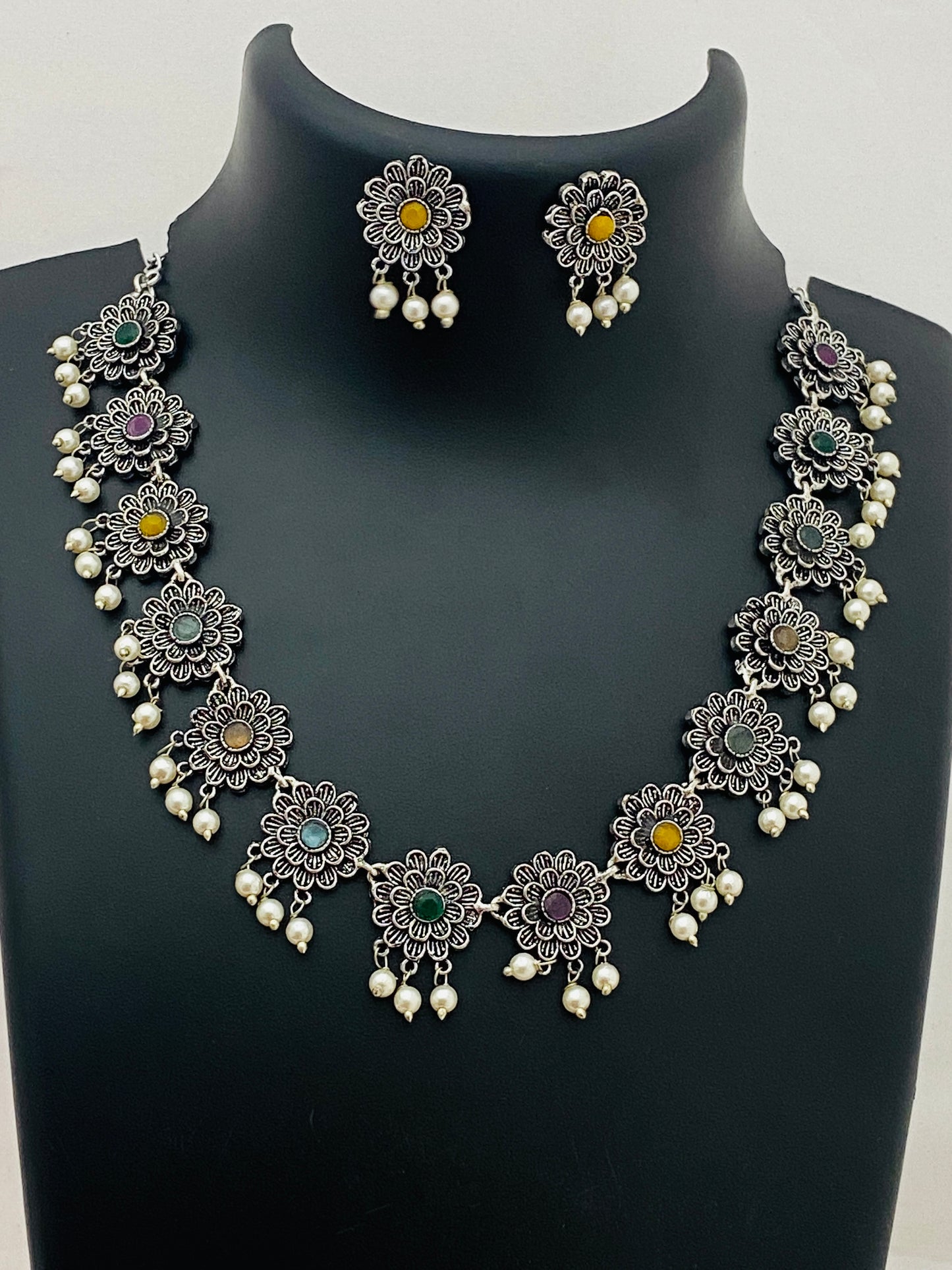 Oxidized Necklace with Earring Set in Prescott Valley