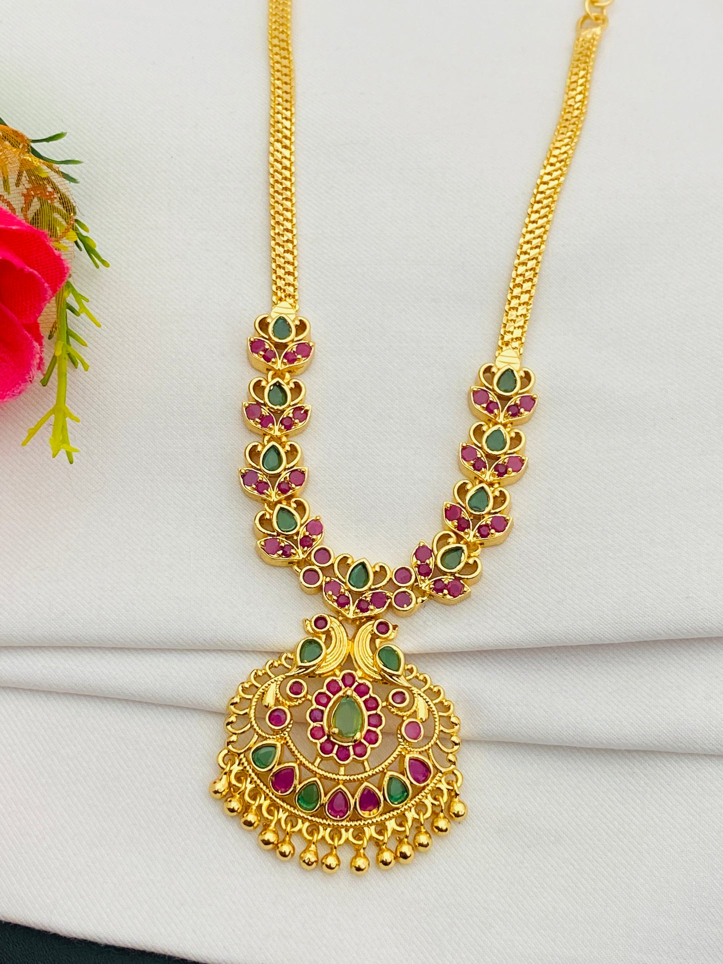Peacock Pendant Necklace In USA