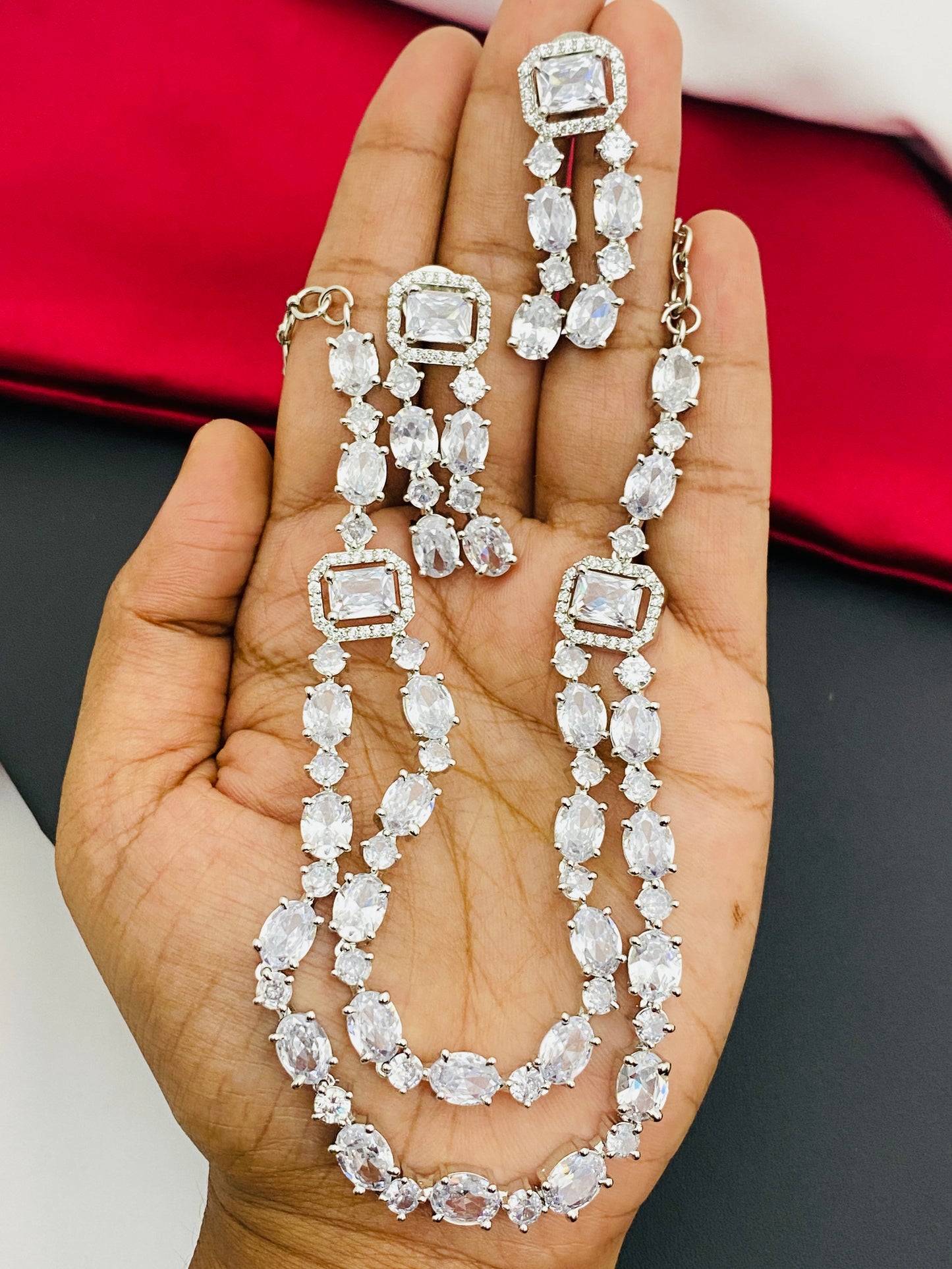 AD Stone Necklace Sets In USA