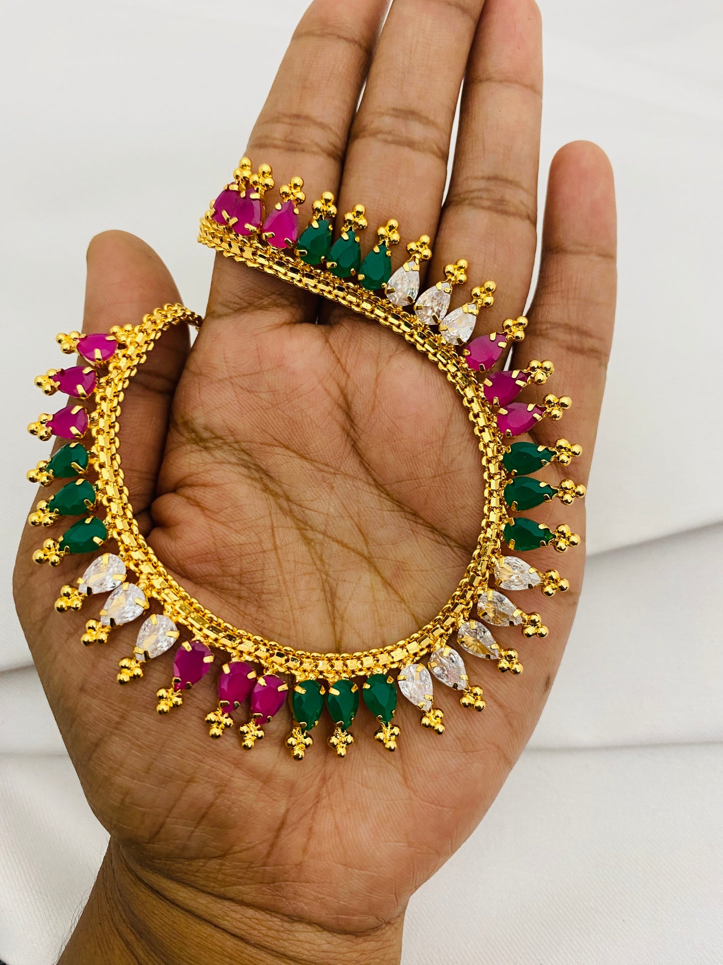 Beautiful Multi Stoned Necklace In USA