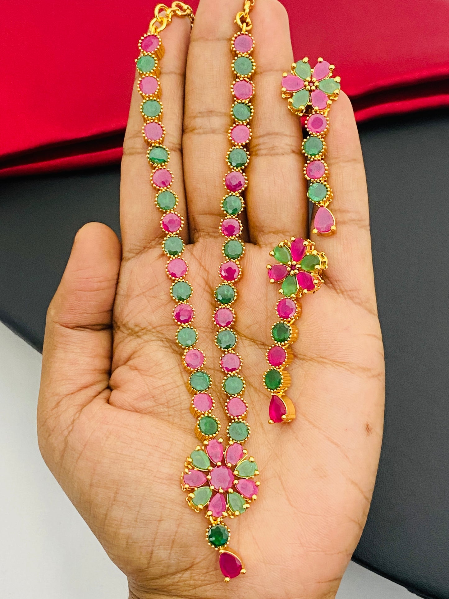 Gold Plated Necklace With Earring Sets In Gilbert