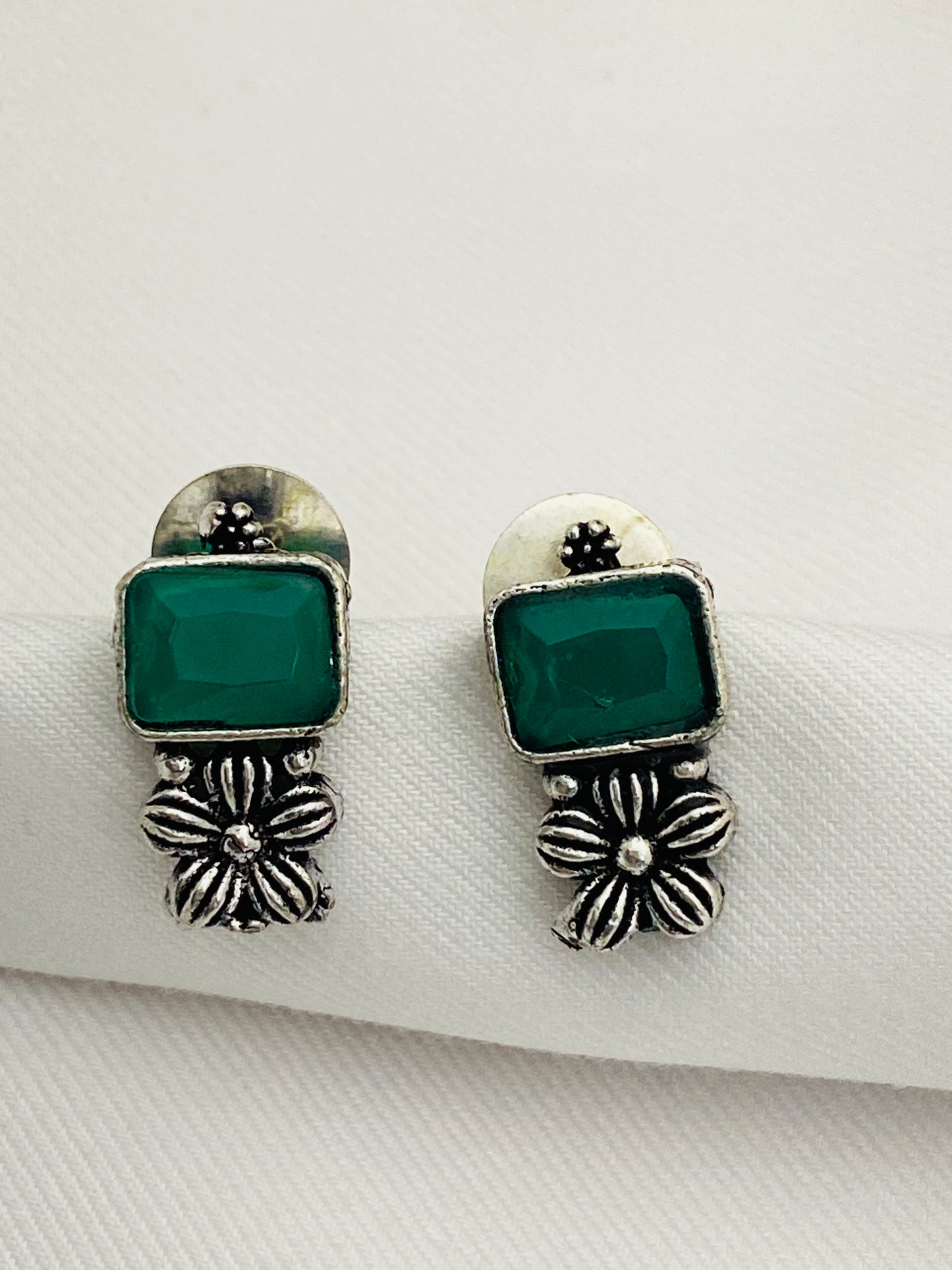 Silver Toned Designer Oxidized Necklace Set In Chandler