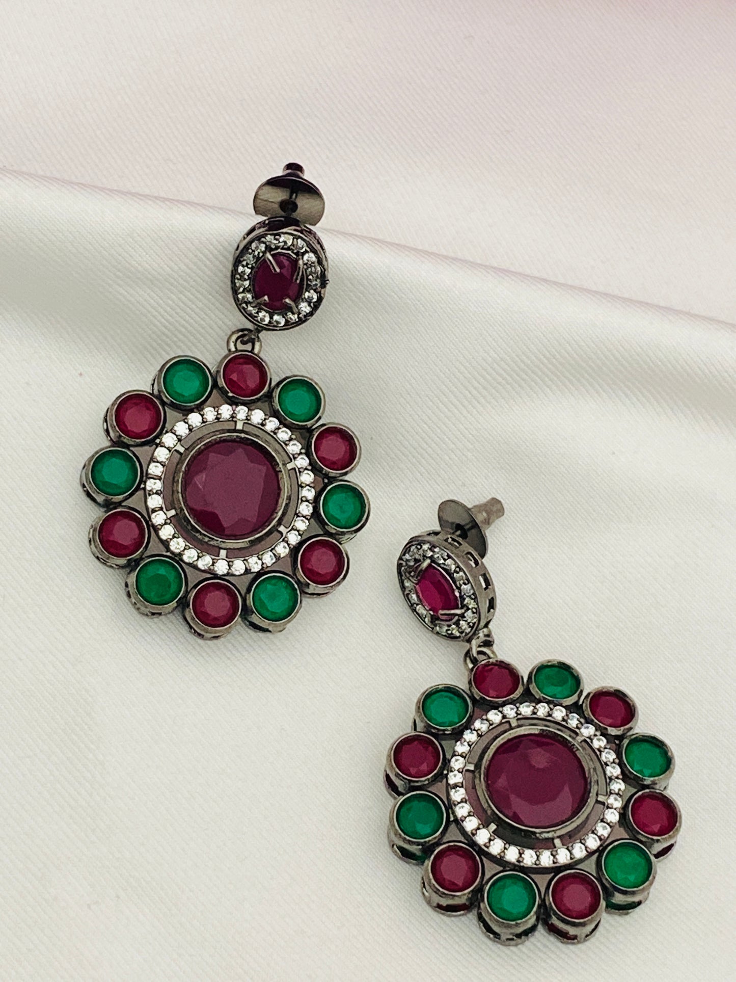 Silver Plated Dangle Earrings In USA