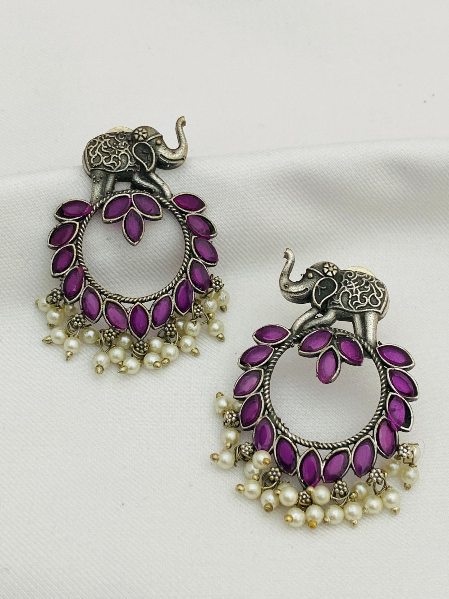Oxidized Stud Earrings in USA