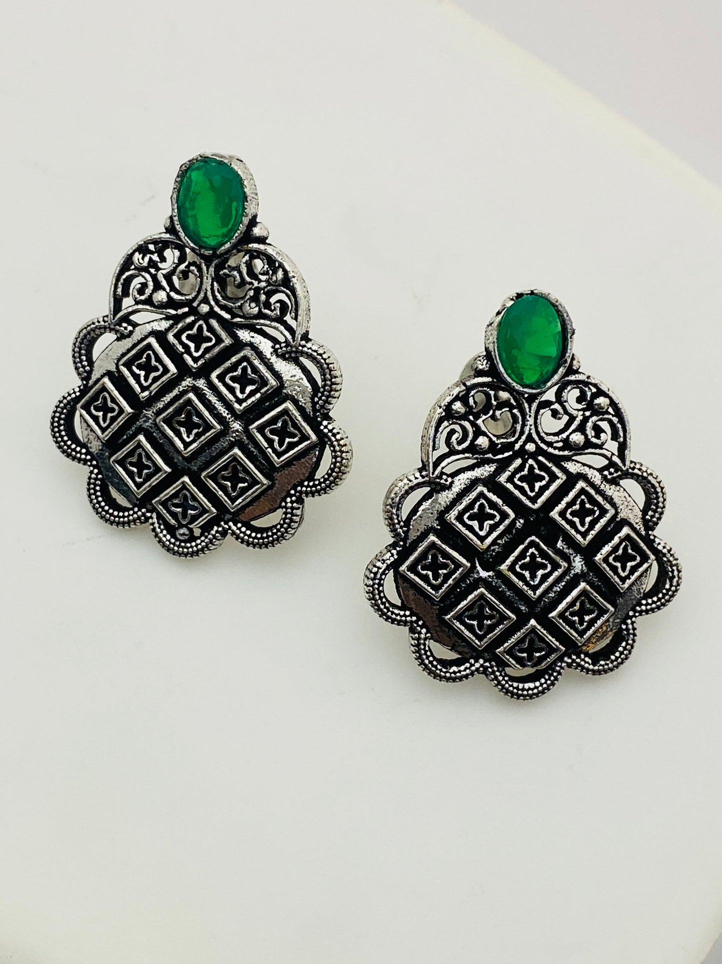 Oxidized Earrings