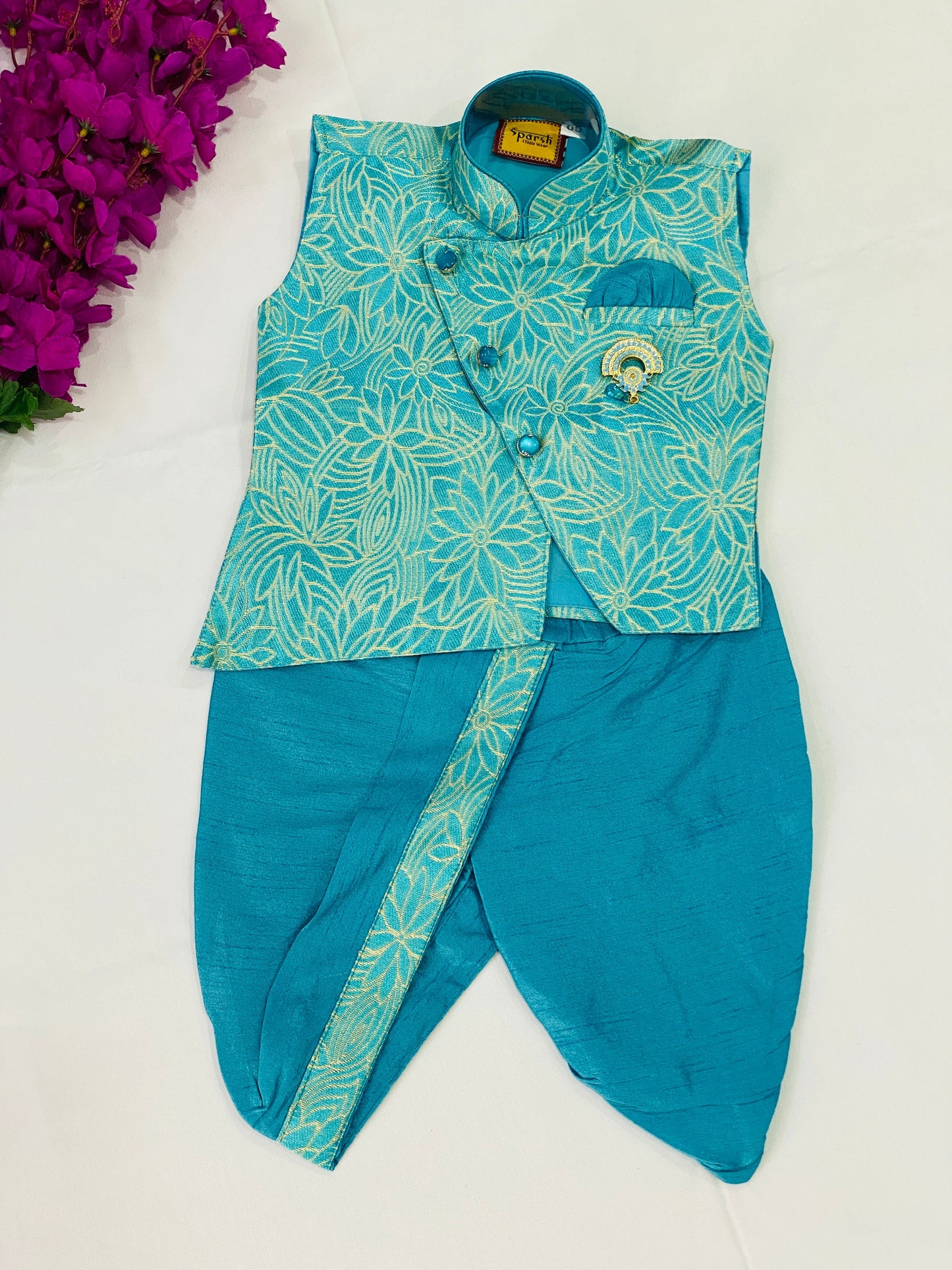 Kids Kurta Set With Dhoti Style Pant in Gilbert