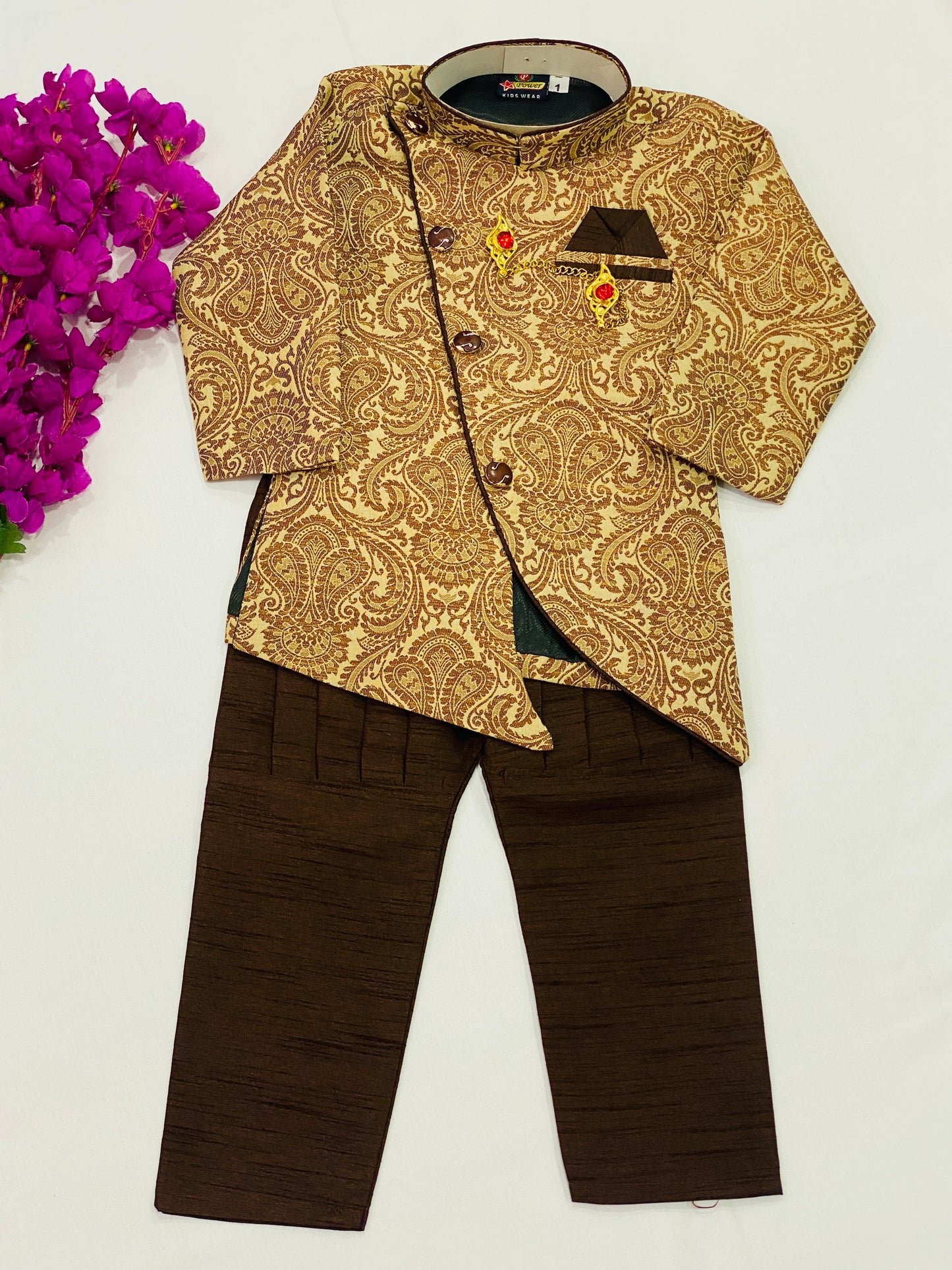 Traditional Ethnic Kids Silk Kurta set in USA