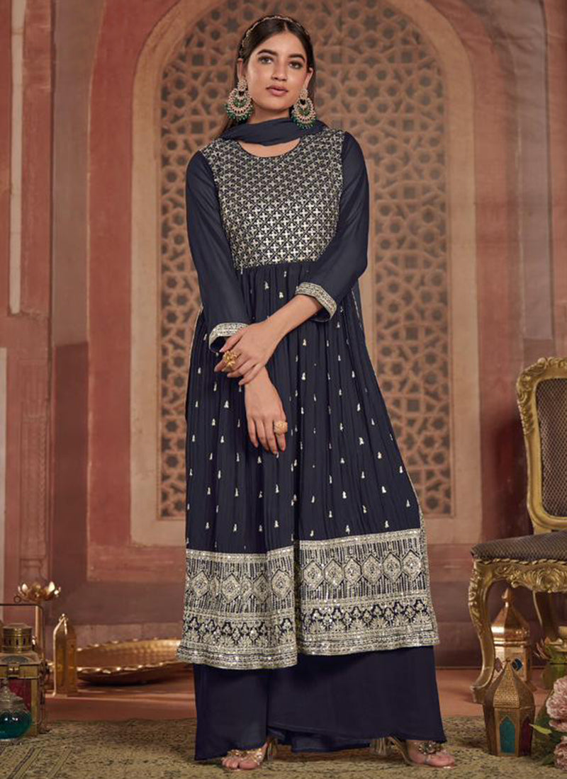 Designer Palazzo Suits For Women In USA