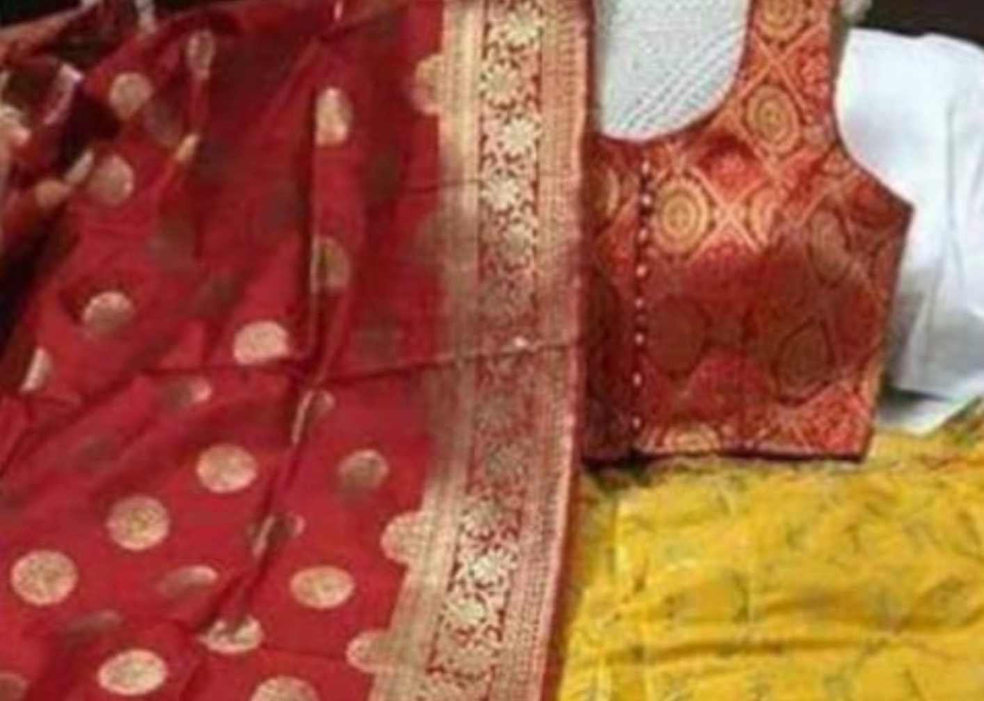 Pleasing Yellow Color Embroided Lehenga Choli In Tempe