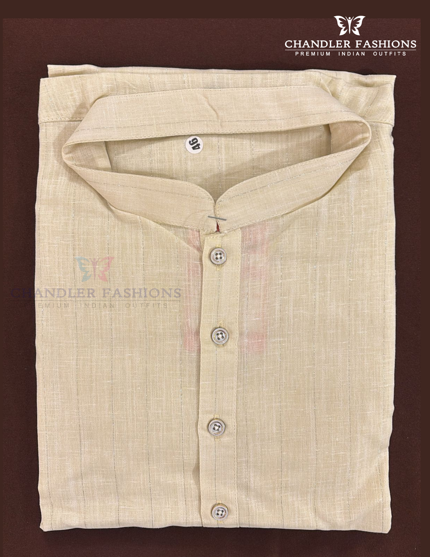 Appealing Mehandi Green Color Cotton Men's Kurta With Pajama Pant Near Me